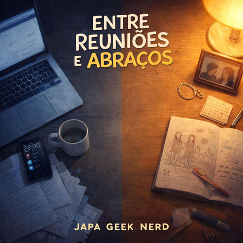 Capa oficial de Entre Reuniões e Abraços