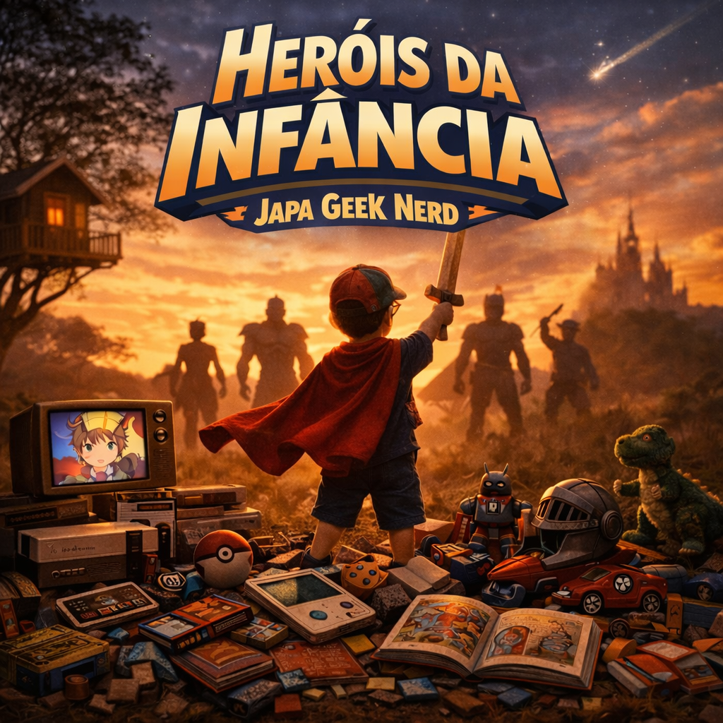 Capa oficial de Heróis da Infância