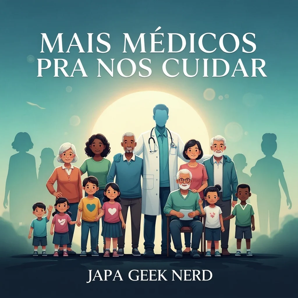 Capa oficial de Mais Médicos pra nos Cuidar